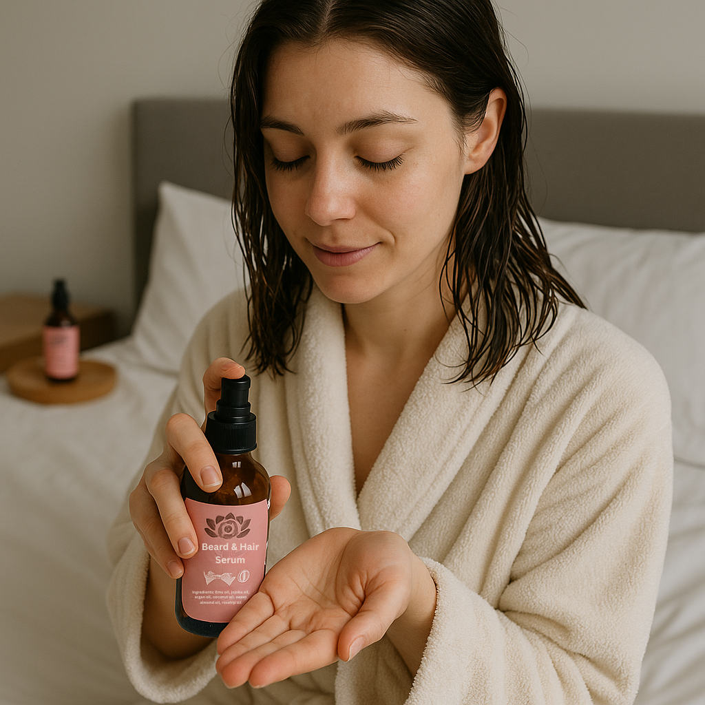 Beard & Hair Serum with Emu Oil